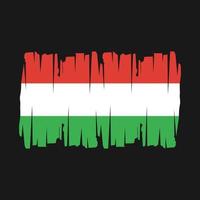 Hungary Flag Vector Illustration