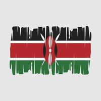 Kenya Flag Vector Illustration