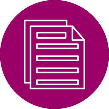 icono de vector de documento