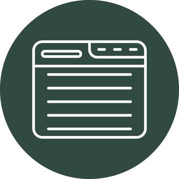 icono de vector de navegador