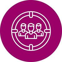 Focus Group Vector Icon