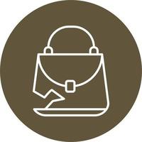 Broken Purse Vector Icon