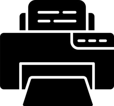 icono de vector de impresora