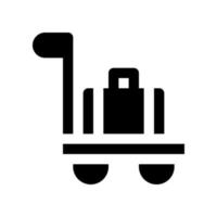 trolley icon for your website, mobile, presentation, and logo design. vector