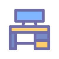 desk icon for your website design, logo, app, UI. vector