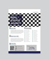 Real estate Flyer Design template vector