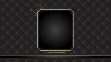 geanimeerd modern luxe abstract achtergrond met gouden lijn elementen elegant helling zwart voor presentatie video