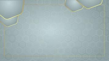 Animated modern luxury abstract background with golden line elements gradient gray for presentation video