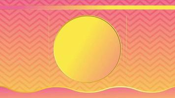 Animated Modern luxury abstract background with golden line elements. gradient pink gold for presentation video