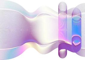 Abstract background. Waves line Ribbons colorful. Vector illustration.