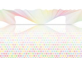 Abstract background. Waves line Ribbons colorful. Vector illustration. 02