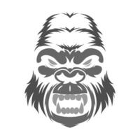 Gorilla logo icon design vector