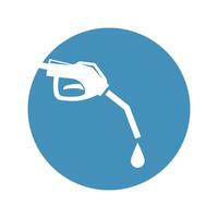 diseño de icono de gasolinera vector