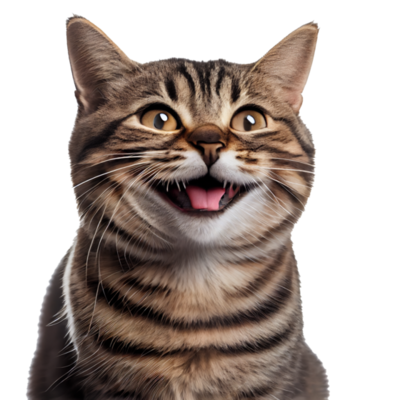 Angry cat smiley clipart. Free download transparent .PNG