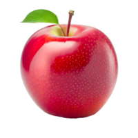 red apple isolated on white png