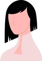 Illustration of a woman. vector