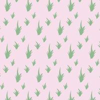 Green leaves pattern on a white background vector