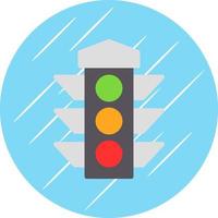 Traffic Lights Vector Icon Design