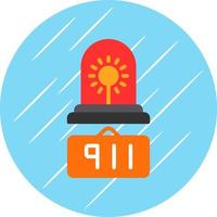 Diseño de icono de vector de llamada 911