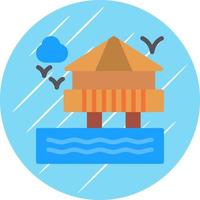 Resort Vector Icon Design