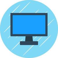 diseño de icono de vector de pantalla de monitor