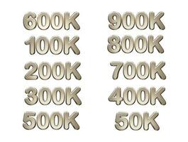 3d rendering icon text effect vector illustration transparent vector element