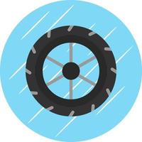Tires Vector Icon Design