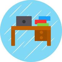 diseño de icono de vector de mesa de trabajo