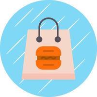 Lunch Bag Vector Icon Design