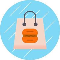 Lunch Bag Vector Icon Design