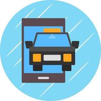 Taxi Vector Icon Design