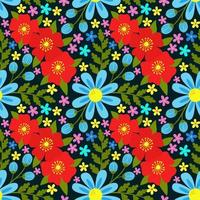 Seamless pattern with flowers, abstract repeating pattern.For paper, cover, fabric, textiles, gift wrapping, advertising, wall art, interior decor. Vector illustration of fashion.