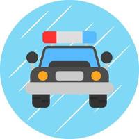 diseño de icono de vector de coche de policía