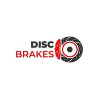 disc brake vector illustration logo