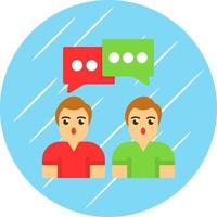 Conversation Vector Icon Design