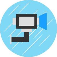 Security Camera Vector Icon Design