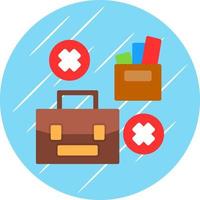 Job Loss Vector Icon Design