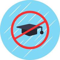 No Education Vector Icon Design