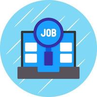 Job Search Vector Icon Design