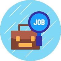 Job Search Vector Icon Design