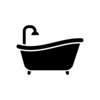 bathtub vector icon