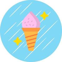 diseño de icono de vector de helado