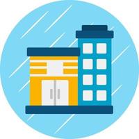 Office Building Vector Icon Design