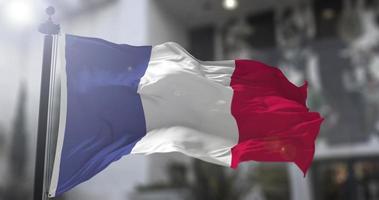 France nationale drapeau, pays agitant drapeau. politique et nouvelles illustration video