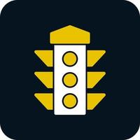 Traffic Lights Vector Icon Design