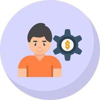 diseño de icono de vector de economía de creador