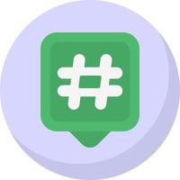 Hashtags Vector Icon Design