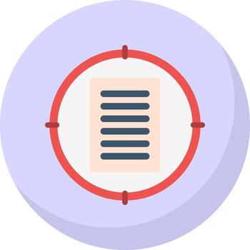 Contextual Targeting Vector Icon Design