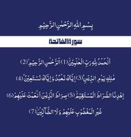 Surah Fatiha of the Quran Majeed vector