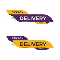 Cash On Delivery Steacker Vector